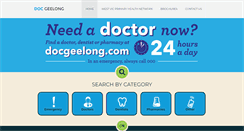 Desktop Screenshot of docgeelong.com